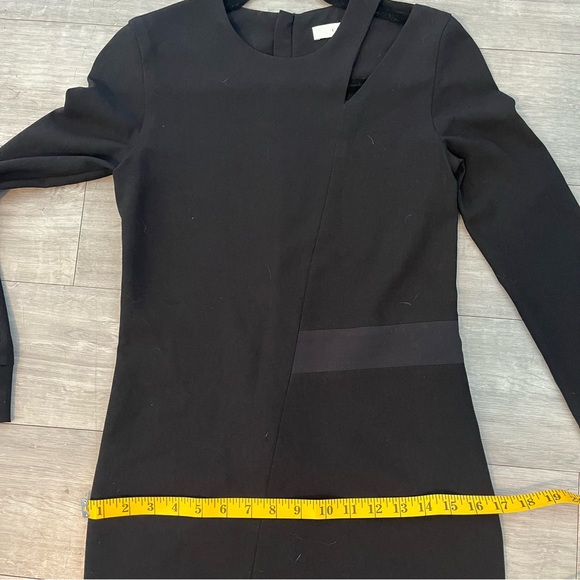 Designer IRO Stylish Black Assymetrical Dress with cutout - Picture 11 of 13